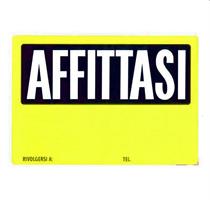 CARTELLO 23x32 AFFITTASI PLASTIFICATO CF5