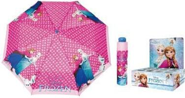 OMBRELLO MINI FROZEN CM.50/8 SPICCHI D.89CM EXPO 12pz. 50636