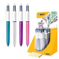 PENNA BIC 4 COLORI SHINE COL ASSORTITI EXPO 20PZ 902128 0581