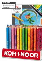 MATITE COLORATE MAGIC TRIO EXPO 72PZ KOH-I-NOOR H3408-72ESP 0568