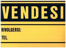 CARTELLO 23x32 VENDESI PLASTIFICATO CF5