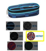 ASTUCCIO COMIX OVALE ORGANIZZATO ALLOVER ABSTRACT 22X5X7 69761AB