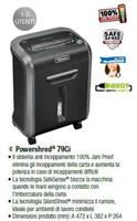 DISTRUGGI DOCUMENTI FELLOWES FRAMM 79C 4679004