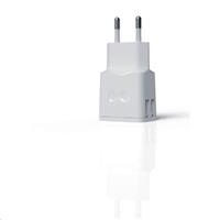 ACCESSORI CELLULARI PRESA MURO 2 PORTE USB GRIGIO