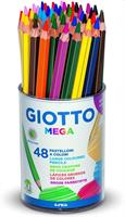 PASTELLI GIOTTO JUMBO MEGA BARATTOLO 48PZ 518100