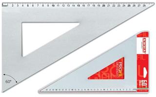 SQUADRA ALLUMINIO 60° 30CM ARDA CF3 18132