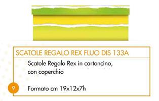 SCATOLE REGALO REX FLUO DIS 133A 19x12x7h 5PZ SV019-133A 009