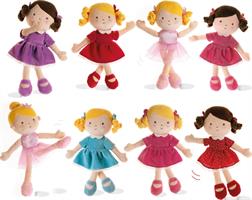 Twins sisters H 30 cm assortite 8 vestiti 11200