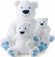 PLUSH FLOCK ORSO POLARE h 40 cm 07811 779