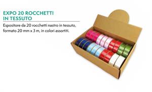 NASTRO TESSUTO 20MM X 3MT COL. ASS. FLORIO 821526 322