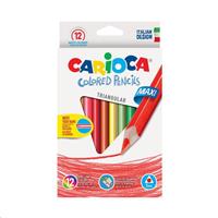 PASTELLI CARIOCA LEGNO JUMBO TRIANGOL. DA 12 CF6 42393