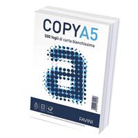 CARTA FOTOCOPIATRICE A5 FAVINI 500FF A620505