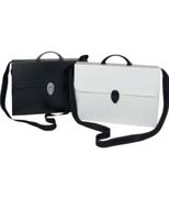 VALIGETTA PPL 37X27X8 C/TRACOLLA NEUTRO/NERO CF6 FAV 100501104