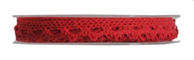 NASTRO MERLETTO 10MM X10 MT RED PIOVACCARI 2483P 08