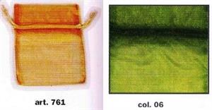 SACCHETTO ORGANZA 7,5X10 VERDE SCURO PIOVACCARI CF10 761