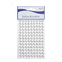 STICKERS DIAMANTI MM 8 135PZ  10X20,5 CM PIOVACCARI T035G