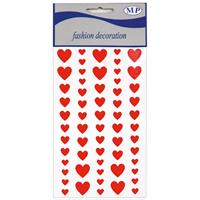 STICKERS CUORI ROSSI 60 PZ PIOVACCARI T065