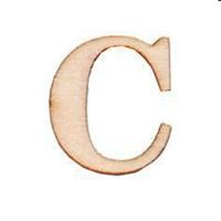 STICKERS LETTERE IN LEGNO C 16PZ 10X10 PIOVACCARI T067 C