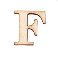 STICKERS LETTERE IN LEGNO F 16PZ 10X10 PIOVACCARI T067 F