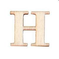 STICKERS LETTERE IN LEGNO H 16PZ 10X10 PIOVACCARI T067 H