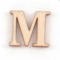 STICKERS LETTERE IN LEGNO M 16PZ 10X10 PIOVACCARI T067 M
