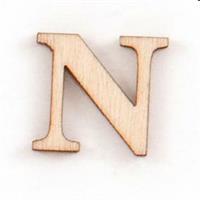 STICKERS LETTERE IN LEGNO N 16PZ 10X10 PIOVACCARI T067 N