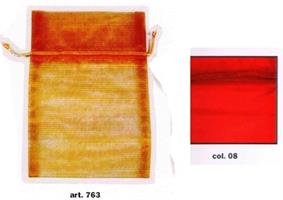 BUSTA ORGANZA 17X12 ROSSO PIOVACCARI CF10 763 08