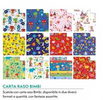 CARTA REGALO RASO BIMBI 100X70 FANTASIA ASS 100FG R4407GEN 365