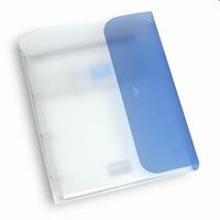 PORTABLOCCO C/ANELLI PP BLU E BIANCO NIJI 60076