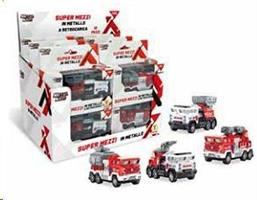 METAL KIDS POMPIERI A RETROCARICA EXPO DA 12 PZ 80193