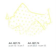 CONTENITORE PET TABLEWARE POIS GIALLO 13x13xH.7 60775