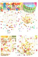 CONTENITORE PET TABLEWARE PALLONCINI COL. 26x26xH.15,5 60790