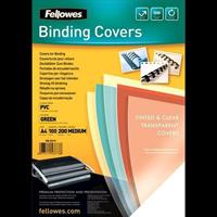 COPERTINA FELLOWES PVC X RILEG. A4 100FG VERDE 5377301