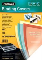 COPERTINA FELLOWES PVC X RILEG. A4 100FG ROSSO 5377201