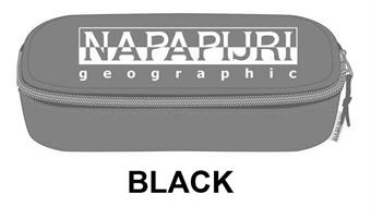 NAPAPIJRI HAPPY PENCIL CASE RE ORGANIZER 3 BLACK NP0A4GGN0411