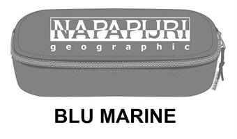 NAPAPIJRI HAPPY PENCIL CASE RE ORGANIZER 3 BLU MARINE 176