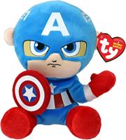 BEANIE BABIES TY 20CM CAPTAIN AMERICA T44002