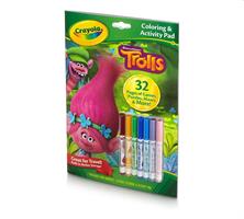 CRAYOLA ALBUM ATTIVITA'-COLORING TROLLS 04-6919