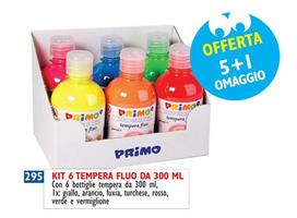 TEMPERA CMP 300ML CF6 ASS.TE FLUO GI/AR/FX/TU/VD/RS 255TF6ASS