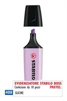 EVIDENZIATORE STABILO BOSS PASTEL 70/155 GLICINE CF10 0418