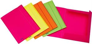 CARTELLA C/ELASTICO 24x33 PPL NEON ASS FAVORIT 400066846 0015