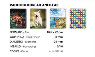 COPERTINA ANELLI FANTASIA D.25 18,5X22 CF5 BE MORE 0120155