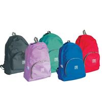 ZAINO ONE COLOR RIPIEGABILE NYLON 5 COL ASS EXPO 10PZ 2217 0822