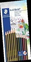 ASTUCCIO SCRIVERE A COL NORIS 6MATITE+6COLOURS STAEDTLER 61 C12P