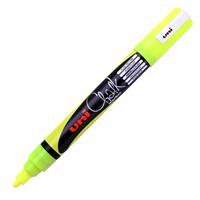 PENNARELLO UNI CHALK GESSO LIQUIDO GIALLO FLUO DA 12 PWE-5M
