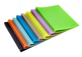 COPERTINA 4 ANELLI 27x32 D.16 PVC COL. ASS. TOUCH-S4