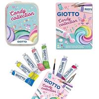 TEMPERA GIOTTO CANDY COLLECTION 21ML + PENNELL E MAT F302100