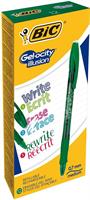 PENNA BIC CANCELLABILE GEL ILLUSION VERDE DA 12