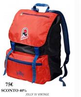 ZAINO INVICTA JOLLY III VINTAGE ROSSO/BLU 4458102-03