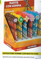 MATITA CON GOMMA FIORI 42 PZ 26NIK047
